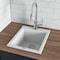 Ruvati Sink, Granite Composite, 20" W x 18.5" L x RVG1018WH - alternate 1